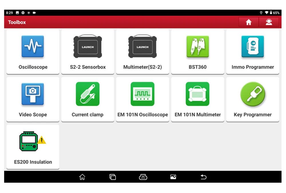 Lançar a ferramenta de diagnóstico X431 PRO3 ACE
