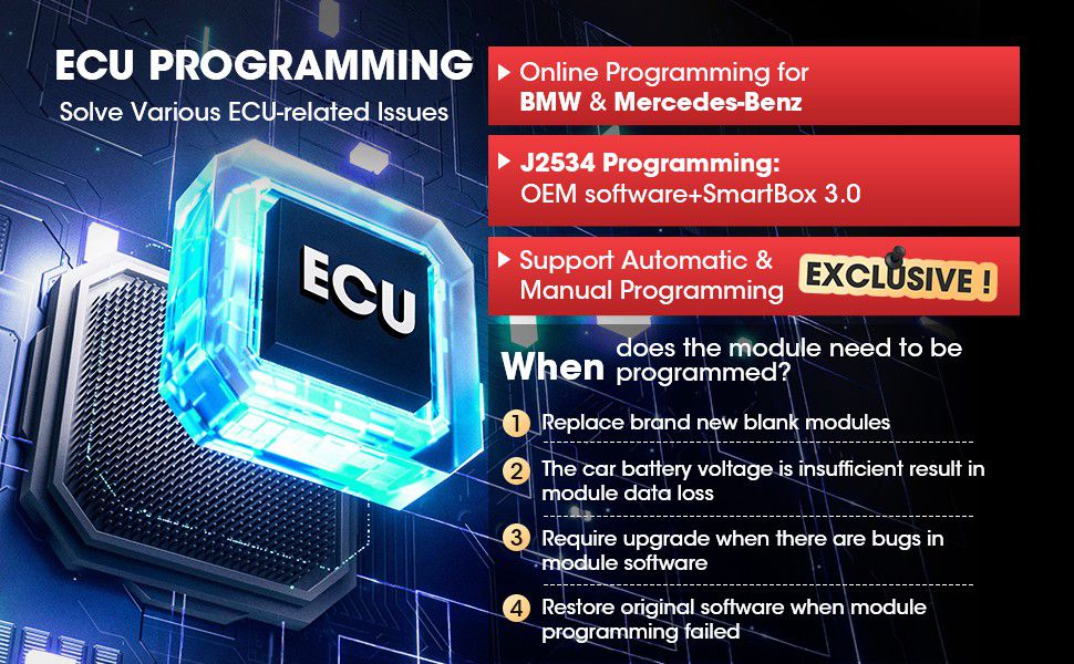 Lançar a programação do ECU X431 PRO5
