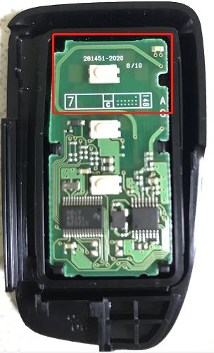 Lonsdor FT01-2110 312/433MHz Smart Key PCB para Toyota/Lexus