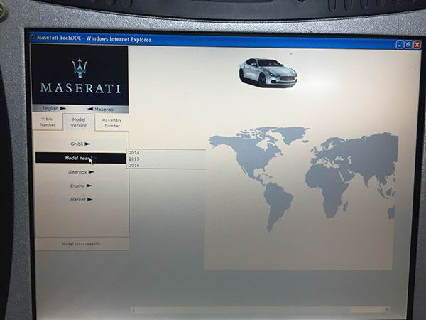 Software Detector de Maserati MDVCI