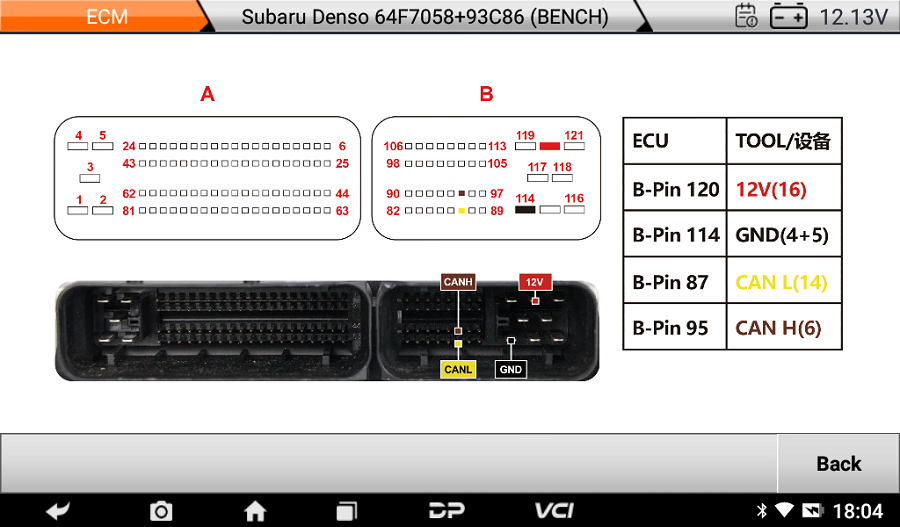 OBDSTAR DC706 ferramenta ECU