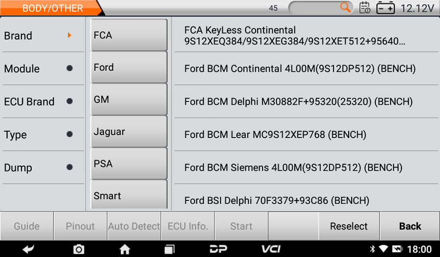 OBDSTAR DC706 ferramenta ECU