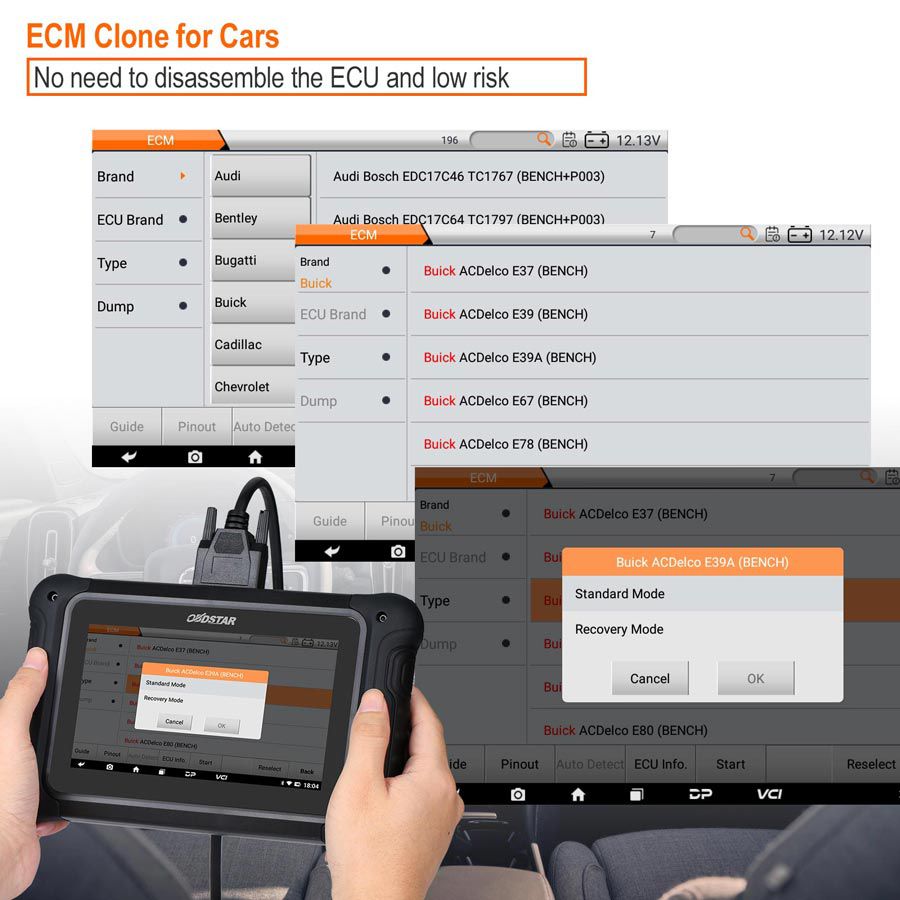 OBDSTAR DC706 ferramenta ECU