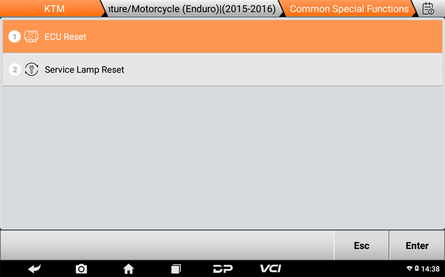 Scanner de motocicleta OBDSTAR MOTOMASTER