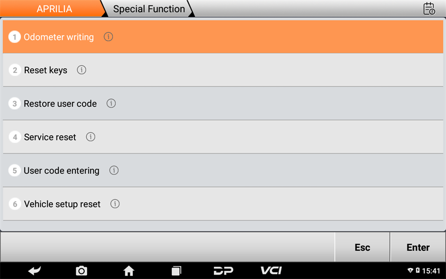 Scanner de motocicleta OBDSTAR MOTOMASTER