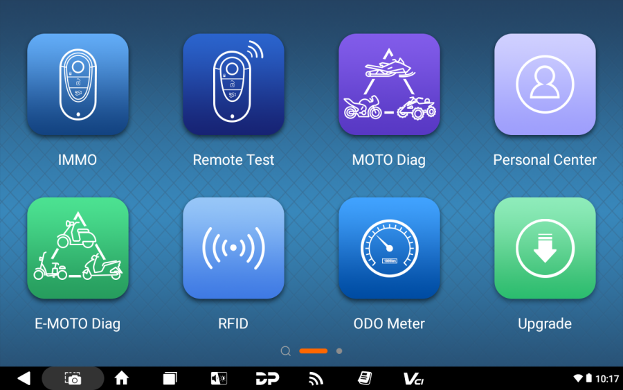 Scanner de motocicleta OBDSTAR MOTOMASTER
