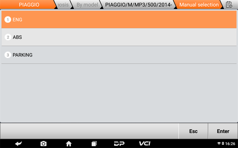 Scanner de motocicleta OBDSTAR MOTOMASTER