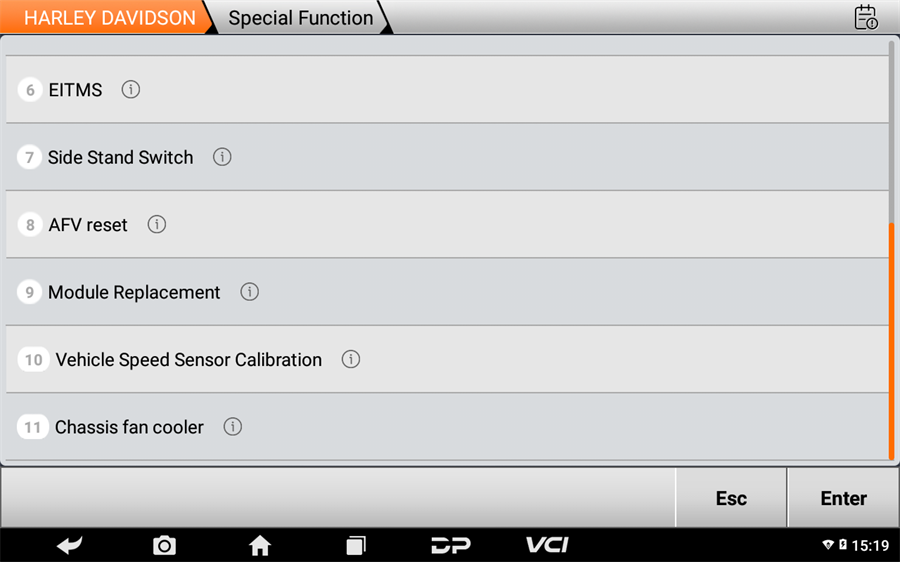 Scanner de motocicleta OBDSTAR MOTOMASTER