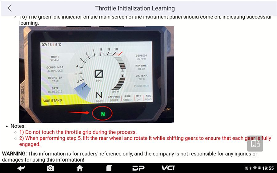 Scanner de motocicleta OBDSTAR MOTOMASTER