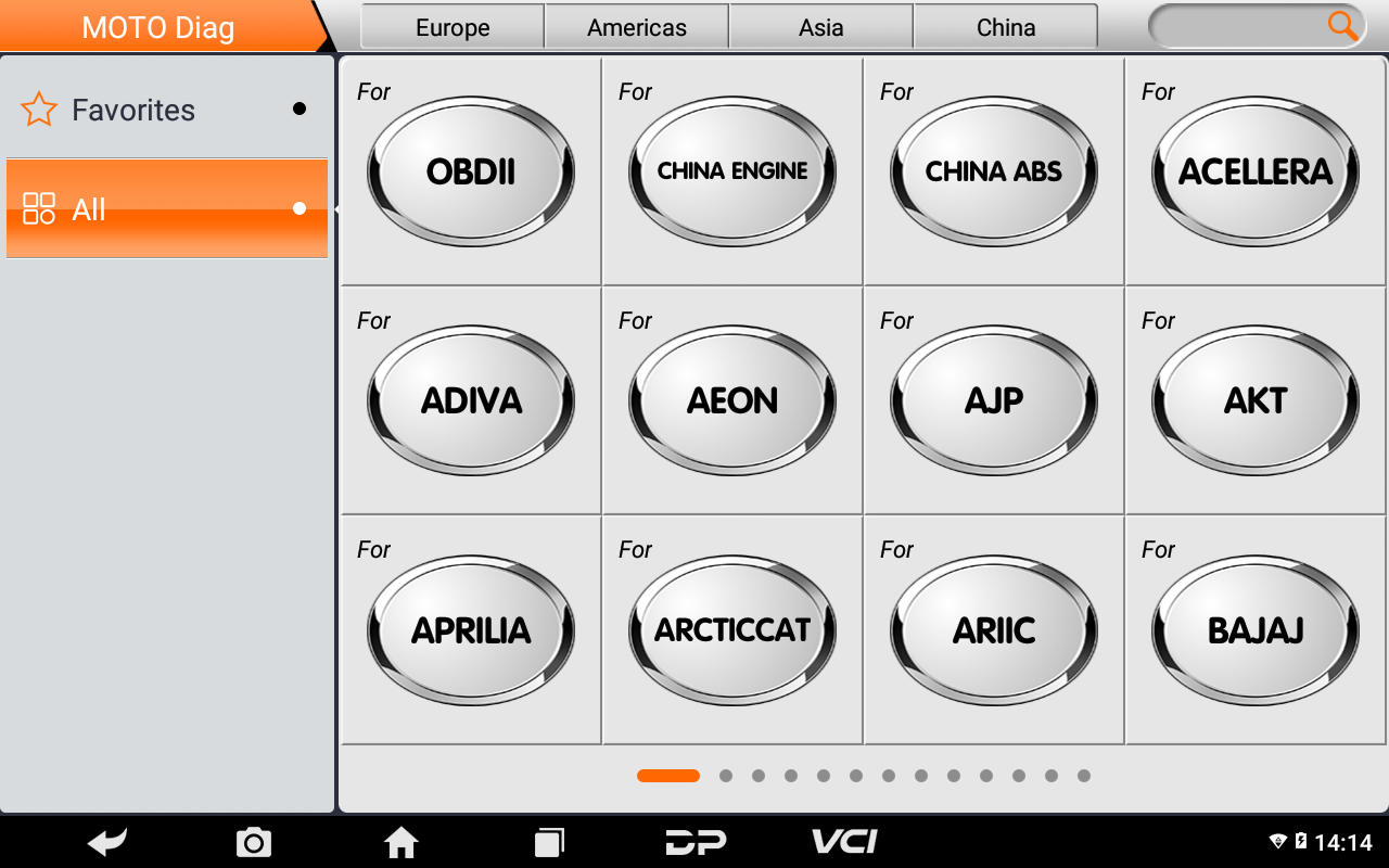 Scanner de motocicleta OBDSTAR MOTOMASTER