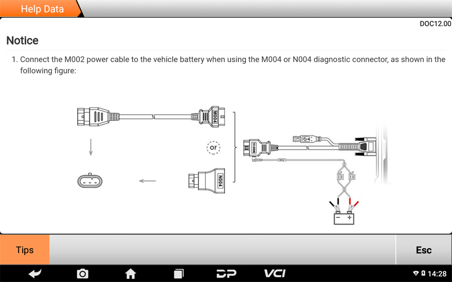 Scanner de motocicleta OBDSTAR MOTOMASTER