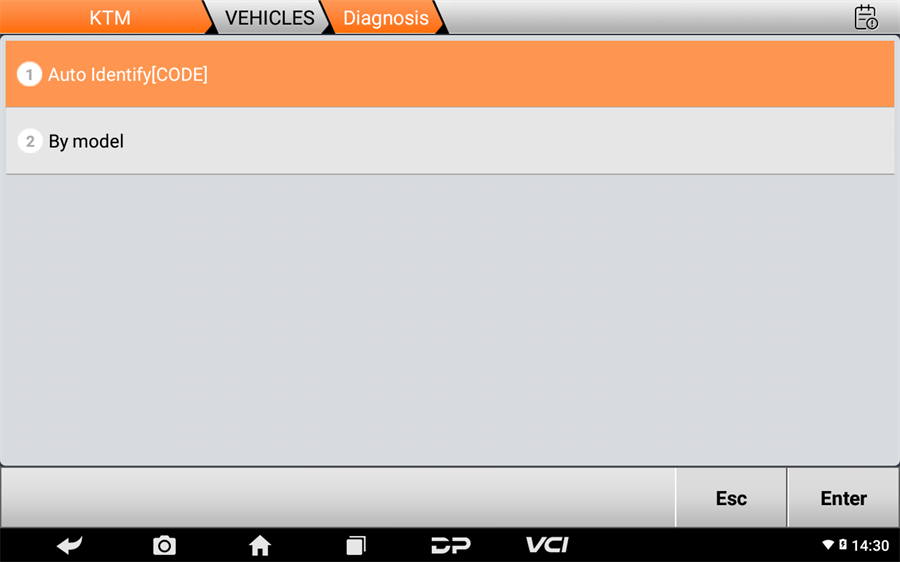 Scanner de motocicleta OBDSTAR MOTOMASTER