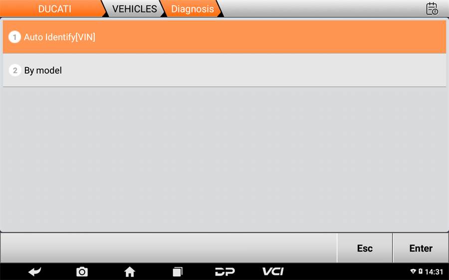 Scanner de motocicleta OBDSTAR MOTOMASTER