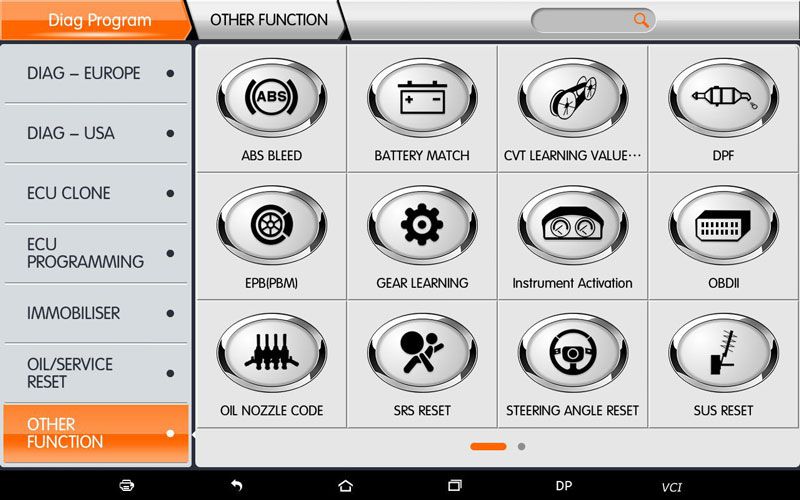 obdstar x300 dp mais função de serviço especial