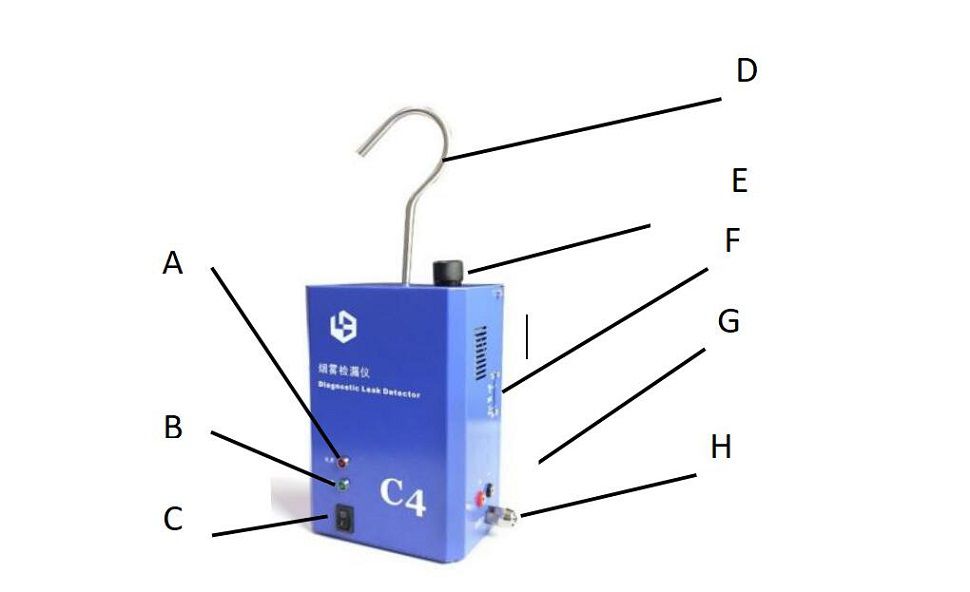 OEM C4 diagnóstico vazamento de teste do detector de vazamento em sistemas de tubulação do veículo para carros, motocicletas, motos de neve, ATV, caminhões leves, barcos