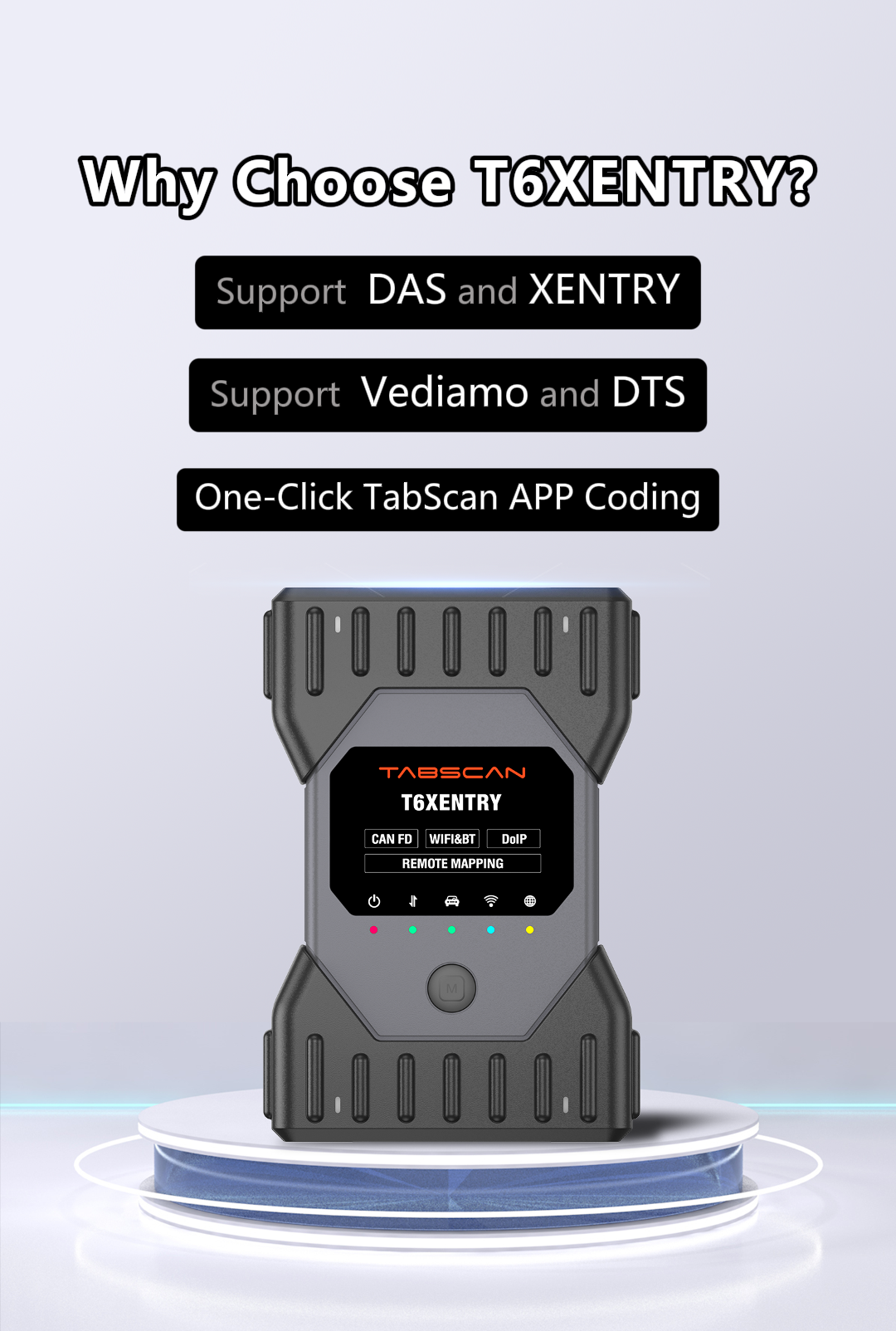 Ferramenta de diagnóstico TabScan T6XENTRY C6