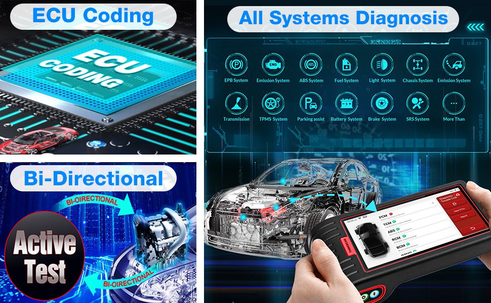 THINKCAR ThinkScan Max 2 todo o scanner de diagnóstico do carro do sistema com 28 funções de manutenção