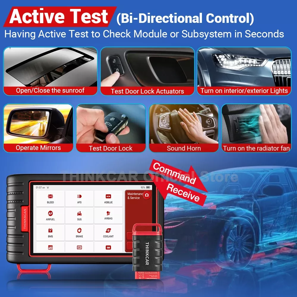 Scanner Thinkscan Max2 OBD2 do Thinkcar