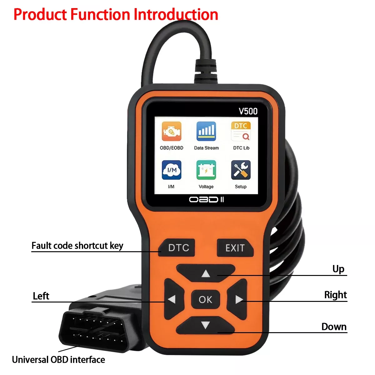Scanner OBD2 do carro V500