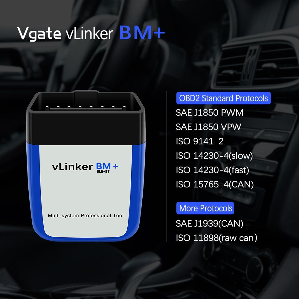 Scanner OBD2 Vgate vLinker BM ELM327