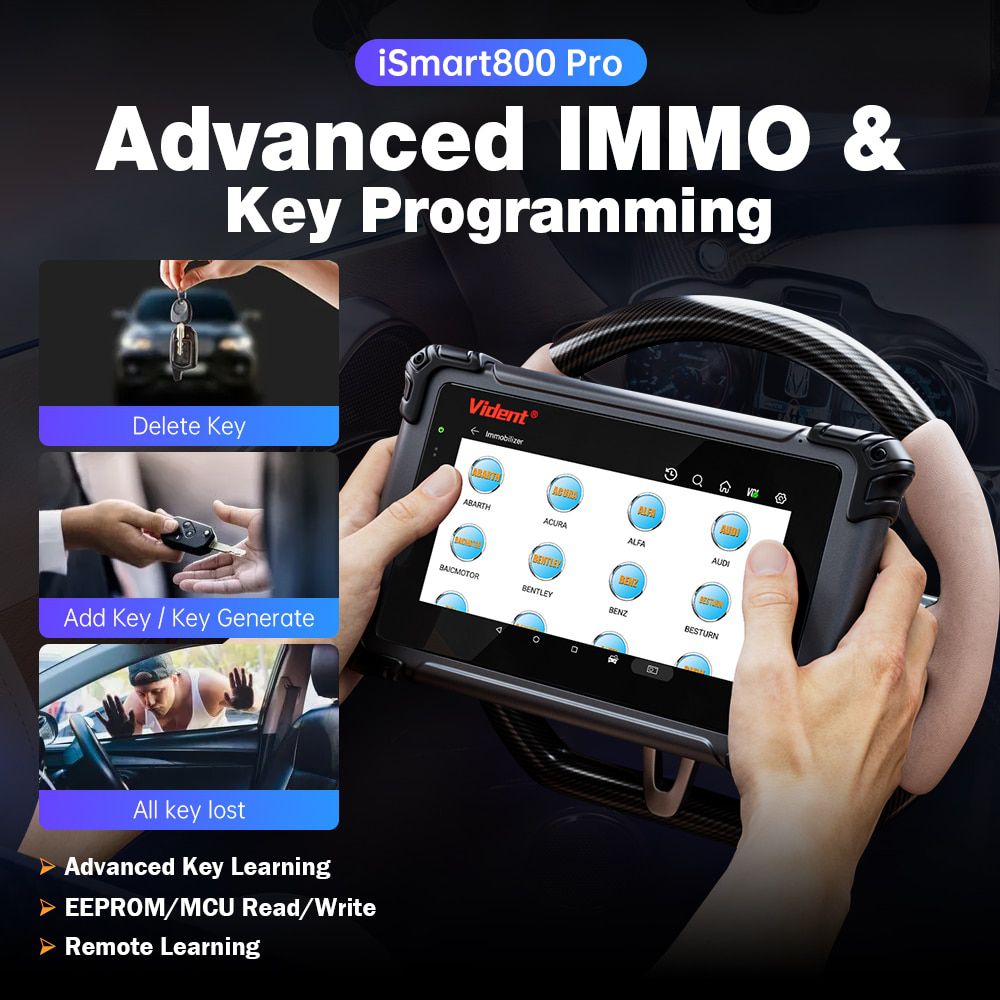 Ferramenta de diagnóstico do carro Vident ISMART800PRO