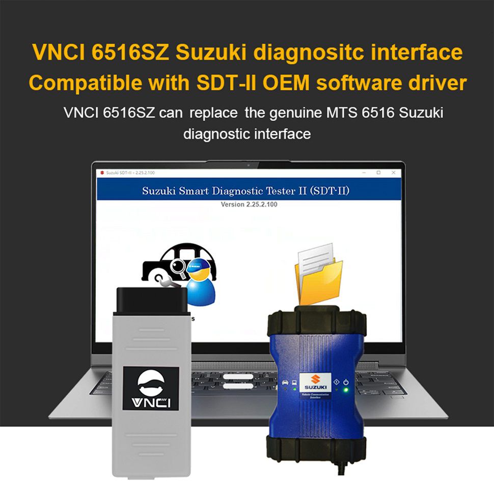 VNCI 6516SZ Suzuki Diagnositc Interface compatível com SDT-II OEM Software Driver