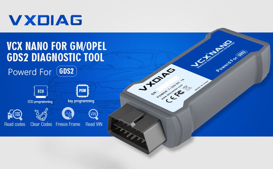 VXDIAG VCX NANO GM (em inglês)