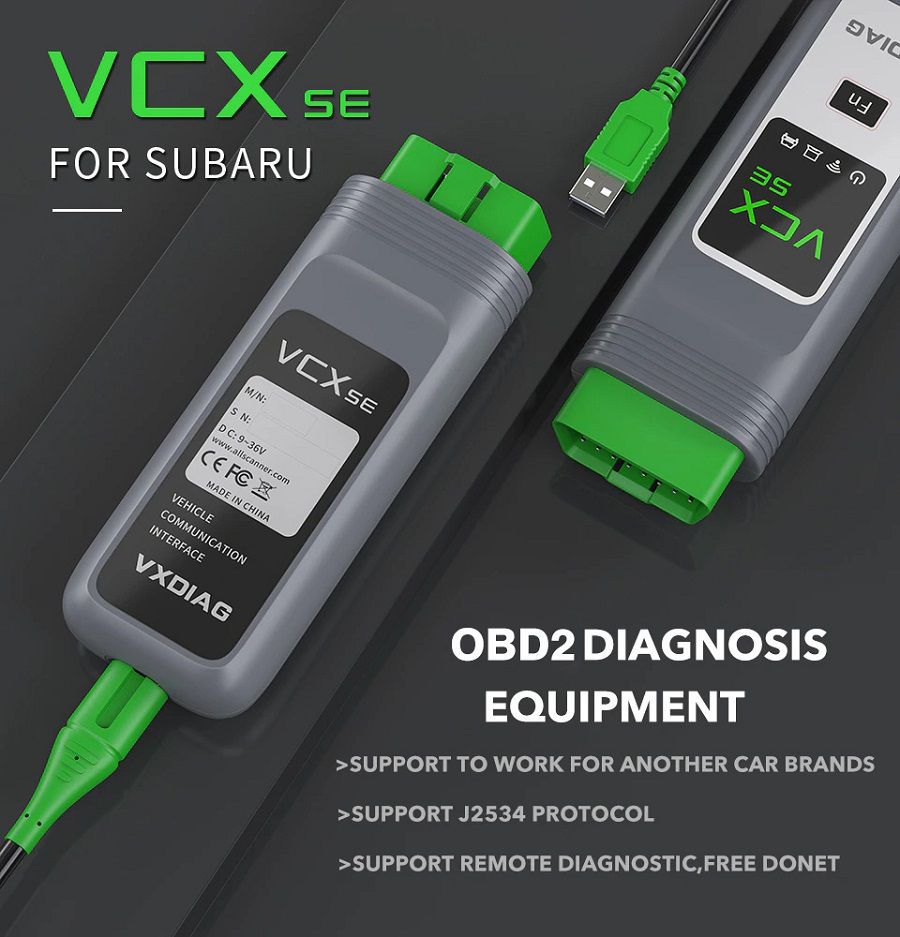 VXDIAG VCX SE para Subaru OBD2 Ferramenta de Diagnóstico