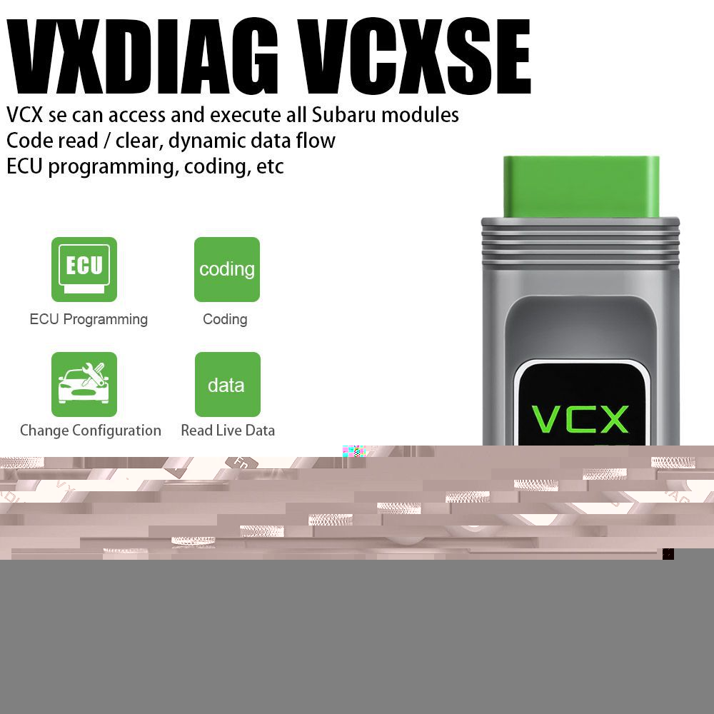 VXDIAG VCX SE para Subaru OBD2 Ferramenta de Diagnóstico