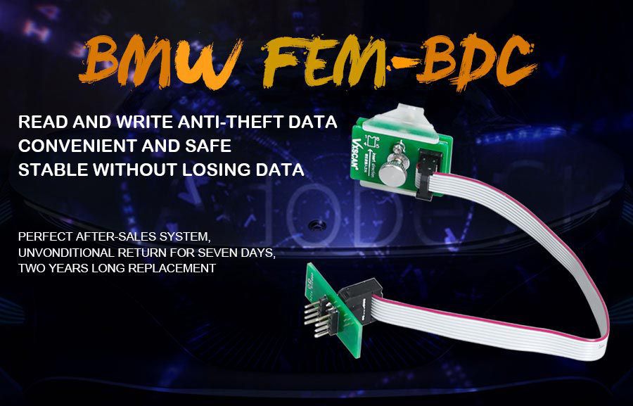 Adaptador de 8Pin BMW FEM-BDC 95128/95256 Chip Anti-Roubo Adaptador de Dados 