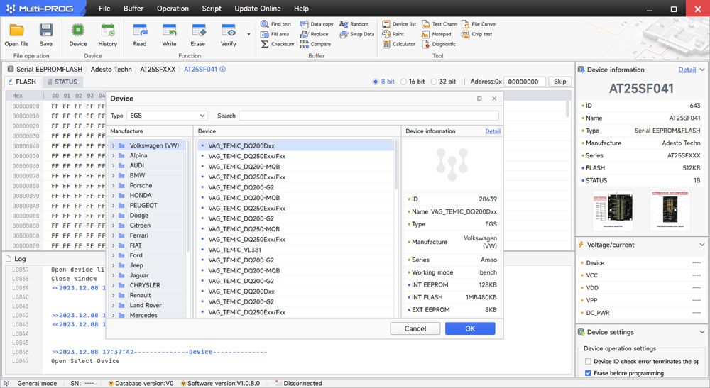 Software Multi-Prog Xhorse