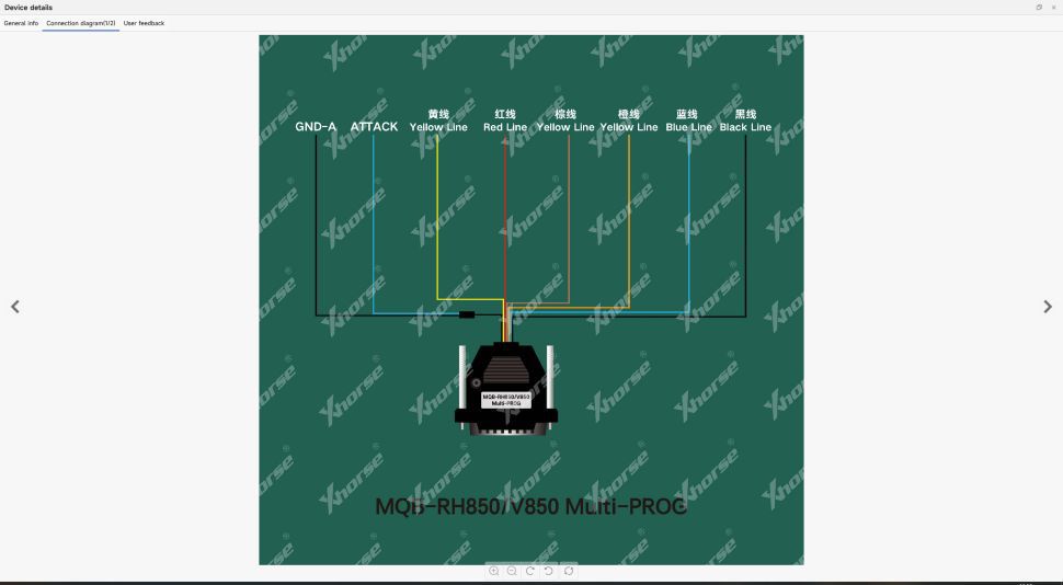 Adaptador Xhorse XDMPR8GL MQB-RH850/V850 para programador de nível Xhorse Multi Prog Pro