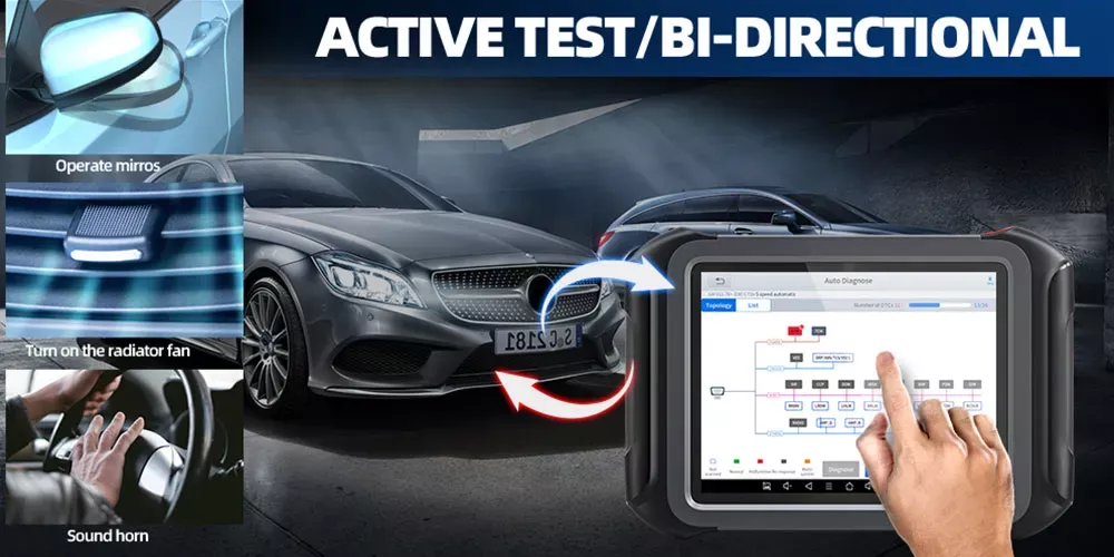 XTOOL D9HD 12V carro e caminhão 24V funções completas Diagnost