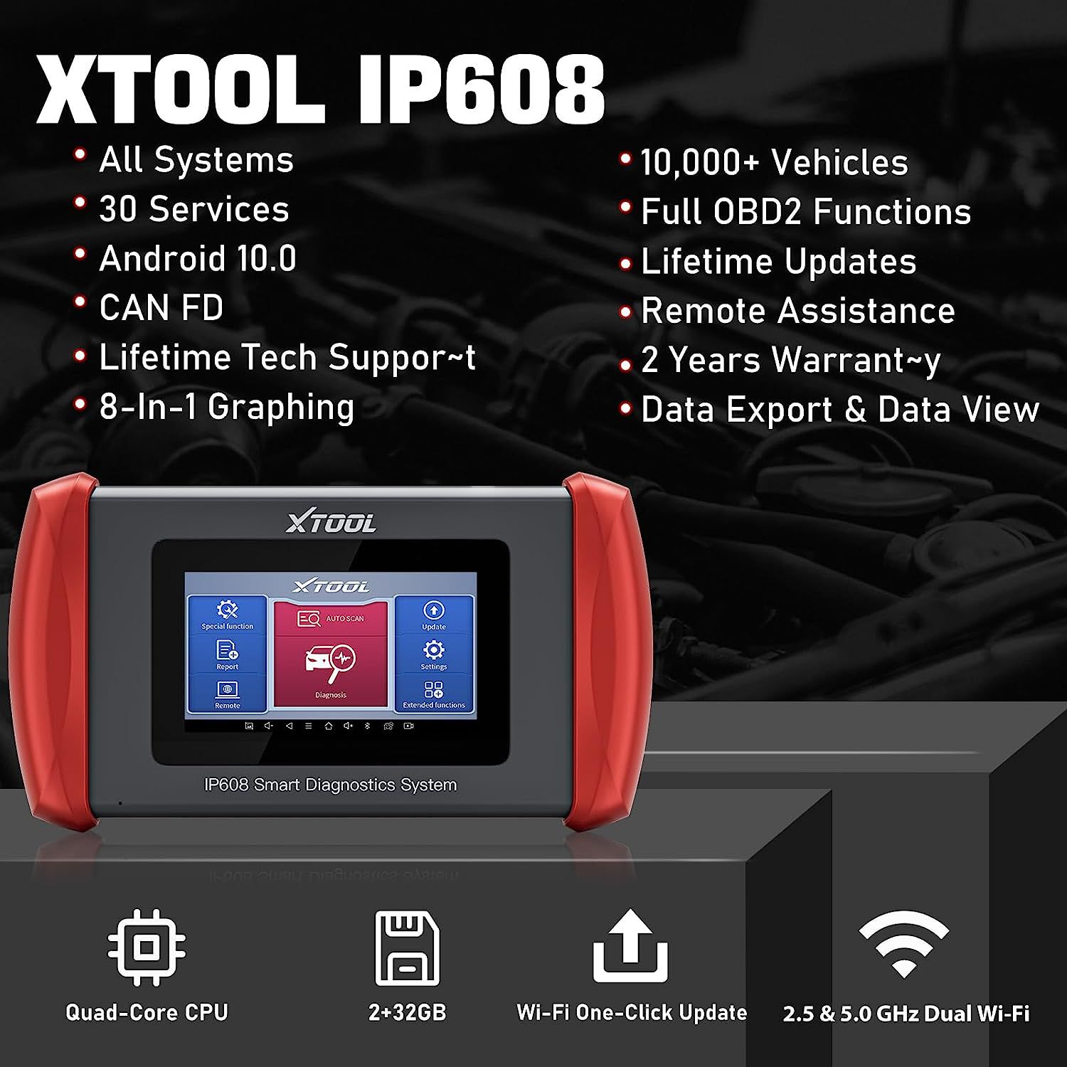 Scanner OBD2 XTOOL InPlus IP608