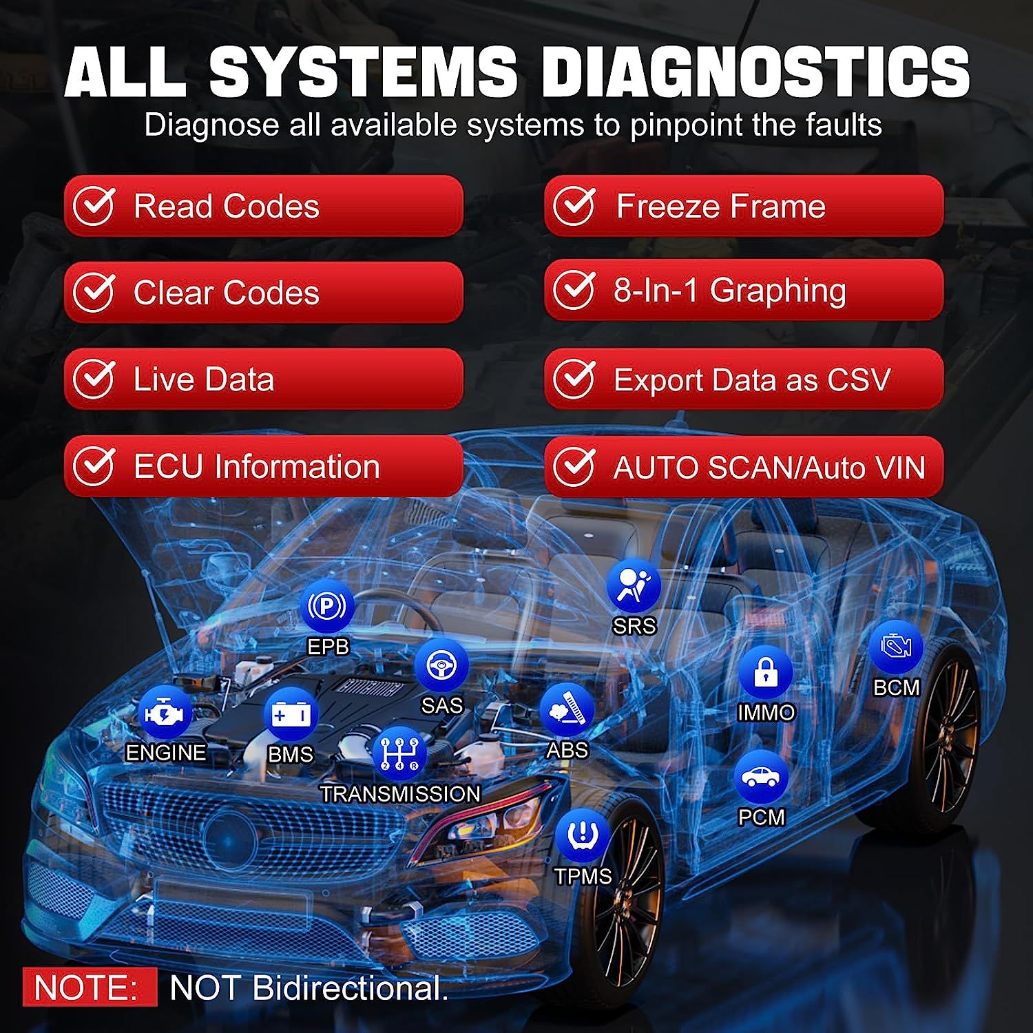 Scanner OBD2 XTOOL InPlus IP608