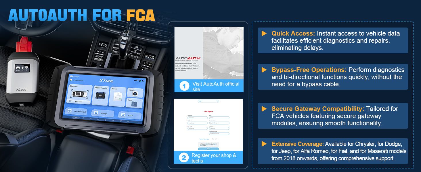 Ferramenta de diagnóstico sem fio XTOOL InPlus IP919