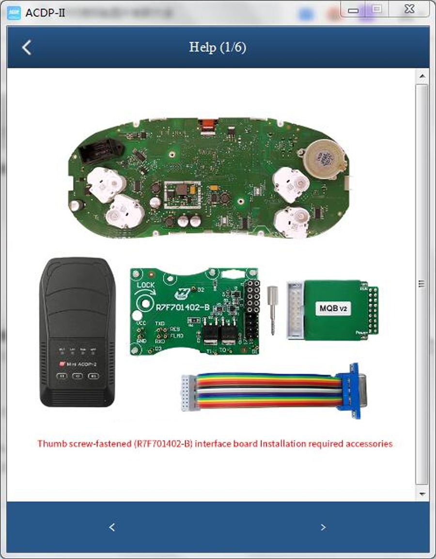 Yanhua ACDP R7F701402-B placa de interface para VW Polo painel de trabalho com módulo 34