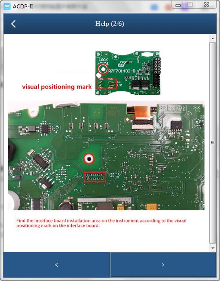 Yanhua ACDP R7F701402-B placa de interface para VW Polo painel de trabalho com módulo 34