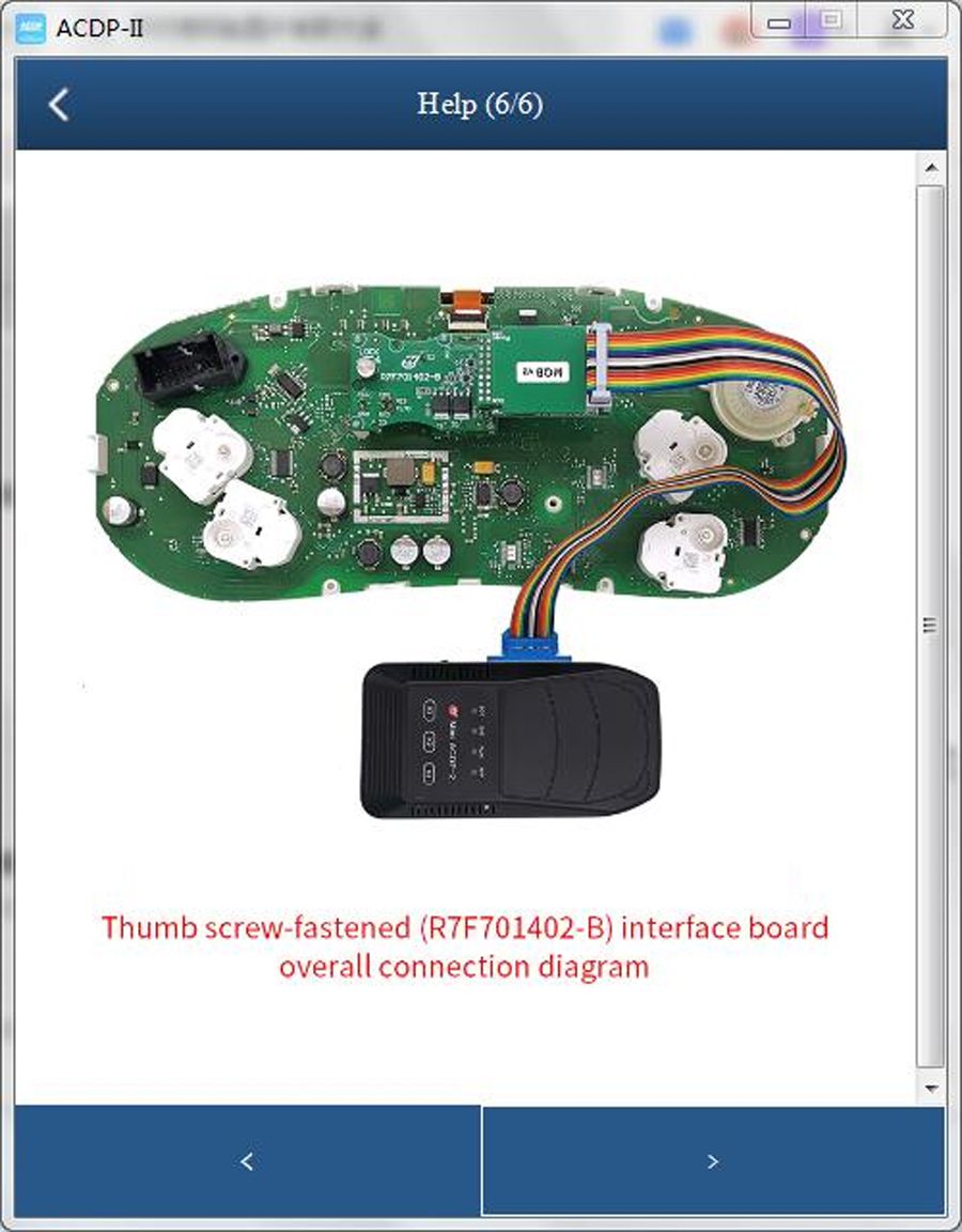 Yanhua ACDP R7F701402-B placa de interface para VW Polo painel de trabalho com módulo 34